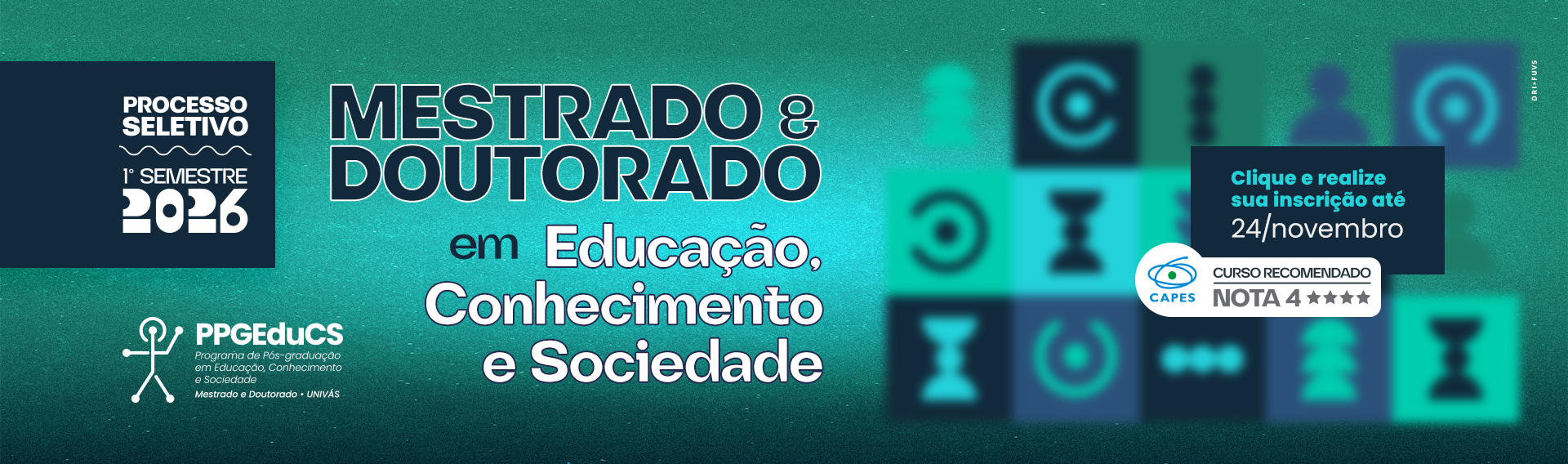 PPGEduCS 2026-1 - Mestrado Doutorado